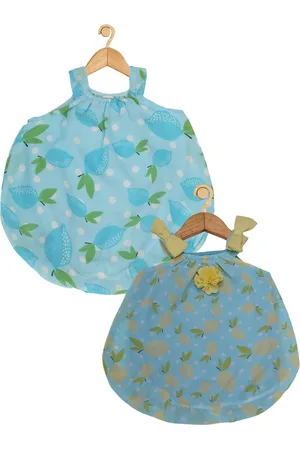 Creative Infant Girls Pack Of 2 Printed Romper
