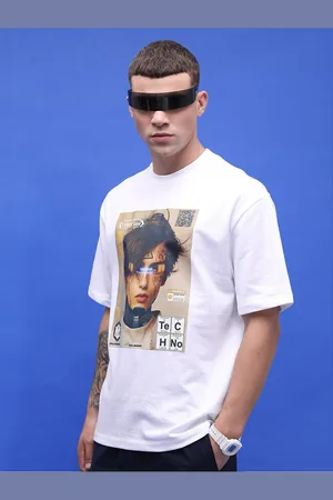 Highlander Unisex Graphic Printed Dropshoulder Oversized Tshirt