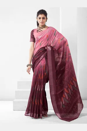 Kalini Ethnic Motifs Printed Zari Detailed Saree