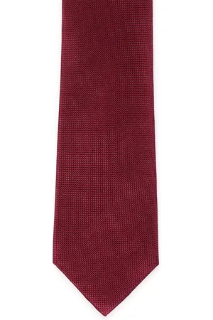 Arrow Men Woven Design Silk Broad Tie