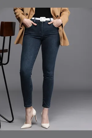 Next Women Skinny Fit High-Rise Light Fade Stretchable Jeans