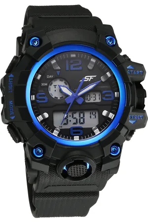 Sonata Men Analogue and Digital Watch 77129PP03W