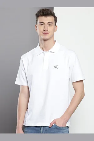 Calvin Klein Relaxed Fit Polo Collar Cotton Casual T-shirt
