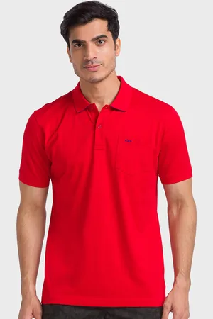 ColorPlus Polo Collar Cotton Tailored Fit Casual T-shirt