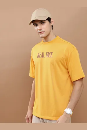 Highlander Unisex Typography Printed Applique Drop-Shoulder Oversized T-shirt