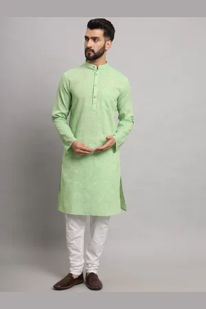 Latest Chikan Garments Mandarin Collar Long Sleeves Straight Kurta