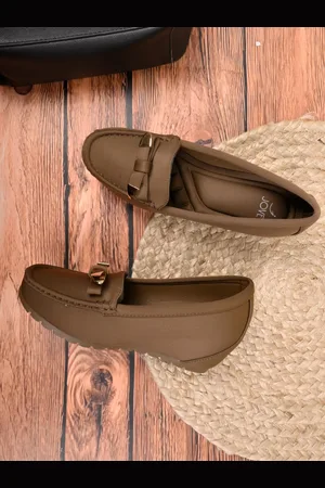 Jove Women Bow Detail Lightweight Loafers