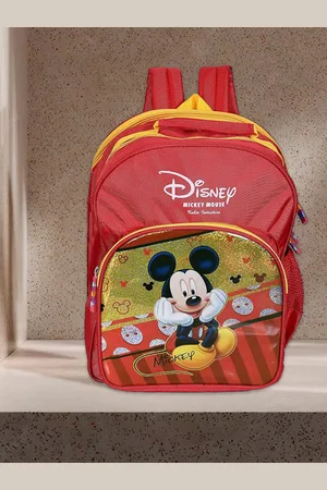 Kuber Industries Kids Mickey Printed School Backpack