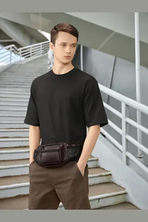 F Gear Unisex Brown Czar Art Leather Waist Pouch