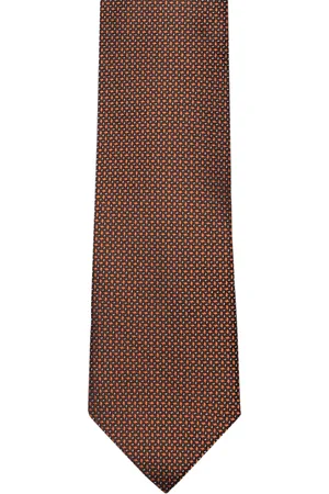 Louis Philippe Men Woven Design Skinny Tie