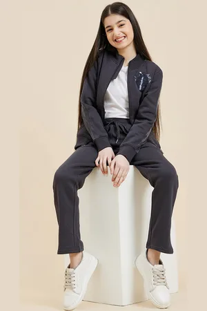 Sweet Dreams Girls Grey Fleece Tracksuit