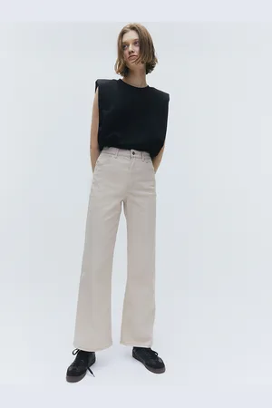 H&M Women Wide Twill Trousers