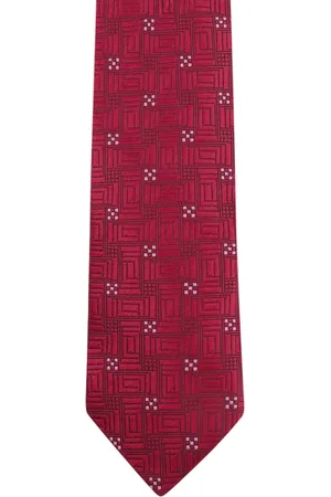 Louis Philippe Men Woven Design Broad Tie