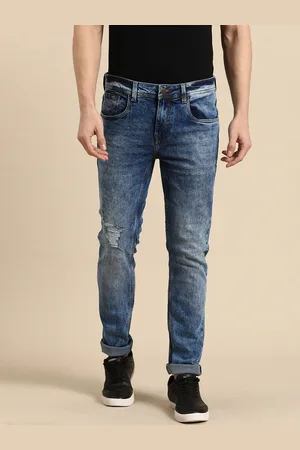 Being Human Men Skinny Fit Slash Knee Light Fade Stretchable Jeans