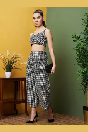 Globus Printed Shoulder Straps Casual Co-Ord Set