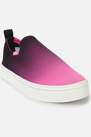 Reebok Women Onlux Textured Walking Slip On Shoes