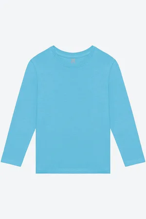 BAESD Girls Long Sleeves Round Neck Cotton Casual T-shirt