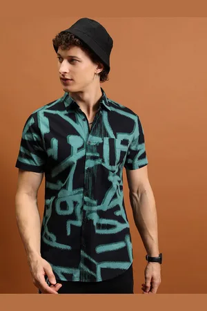 Highlander Men Regular Collar Full Sleeve Aop Shirt