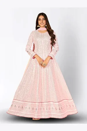 Divine International Trading Co Embroidered Semi-Stitched Dress Material