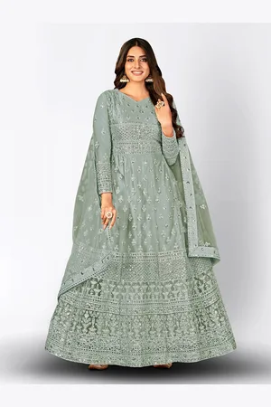 Divine International Trading Co Embroidered Semi-Stitched Dress Material