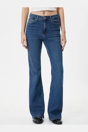 Koton Women Clean Look Bootcut Stretchable Jeans