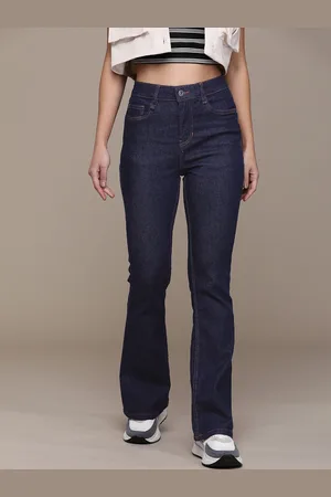 Roadster The Lifestyle Co. Women Flared High-Rise Stretchable Jeans