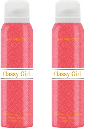 La French Women Set Of 2 Classy Girl Perfumed Deodorant Body Spray - 150ml Each