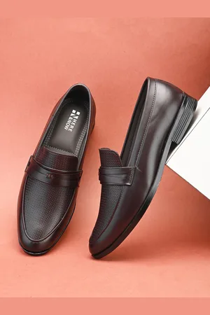 HERE&NOW Men Round Toe Formal Loafers