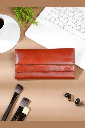 Teakwood Leathers Women Leather Two Fold Wallet