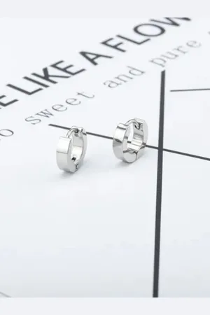 Salty Men Contemporary Hoop Earrings
