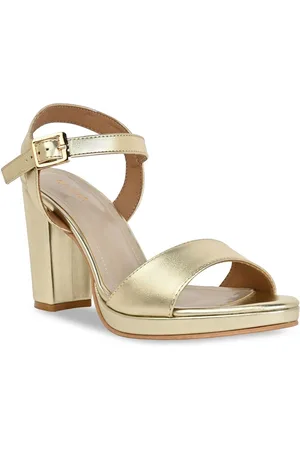 Rocia Open Toe Backstraps Block Heels