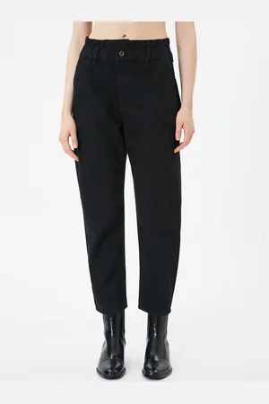 Koton Women Mid-Rise Clean Look Cropped Cotton Jeans