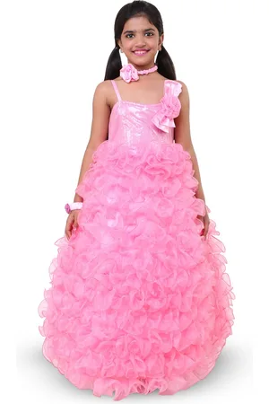 BAESD Girls Satin Maxi Dress