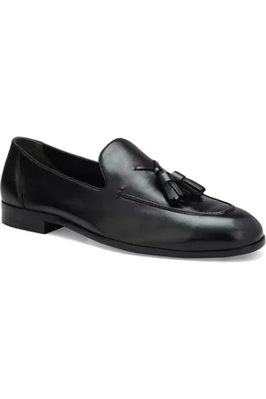 ROSSO BRUNELLO Men Tassel Leather Formal Loafers