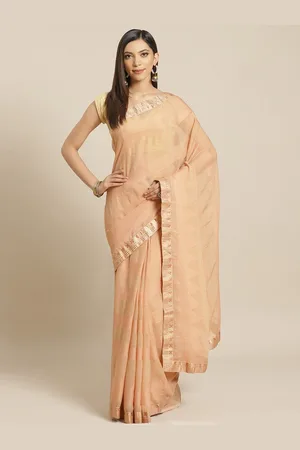 HRITIKA Striped Zari Saree