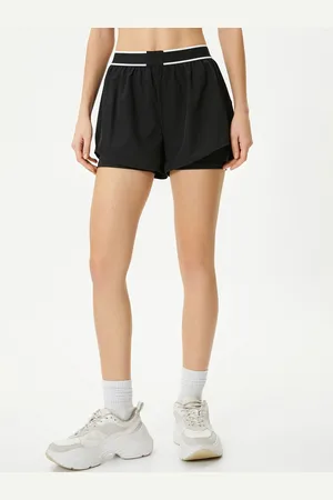 Koton Women Mid-Rise Sports Shorts