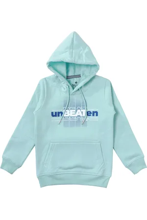 BAESD Girls Fleece Printed Hooded Sweatshirt