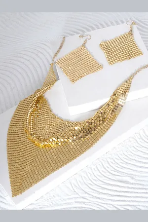 Joker & Witch Gold-Plated Andromeda Necklace & Earrings