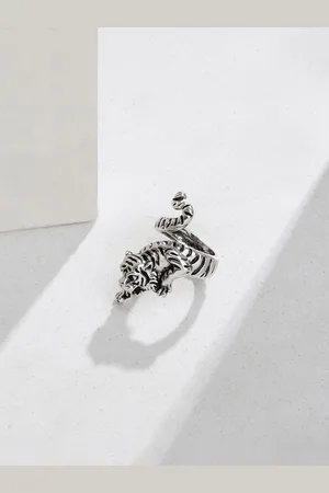 Joker & Witch Men Kratos Open Tiger Shaped Adjustable Finger Ring