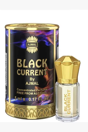 Ajmal Black Current Alcohol-Free Long Lasting Concentrated Attar Perfume - 5 ml