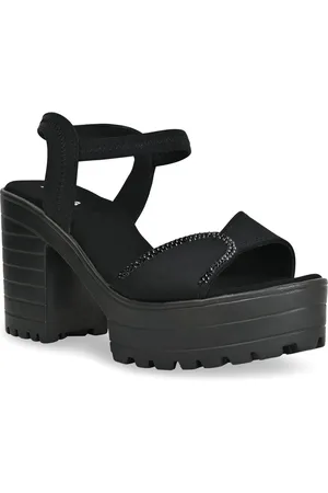 Rocia Embellished Backstraps Platform Heels