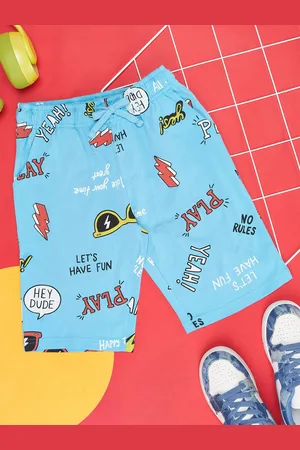 Pantaloons Boys Conversational Printed Cotton Shorts