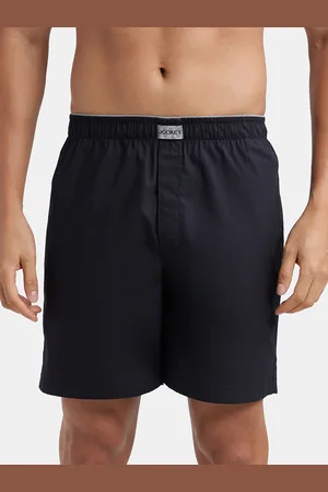 Jockey Combed Mercerized Cotton Woven Fabric Boxer Shorts-MC10