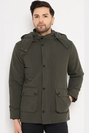 Duke Men Detachable Hoodie Long Sleeves Longline Tailored Jacket