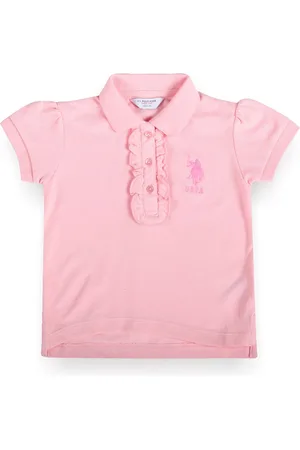Ralph Lauren Girls Polo Collar Cotton T-shirt