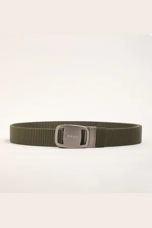 The Bear House Men Striped Casual Belt