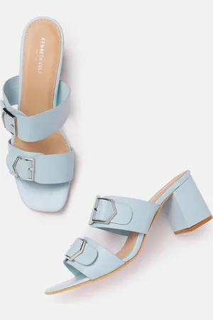 Kenneth Cole Buckle Detail Block Heel