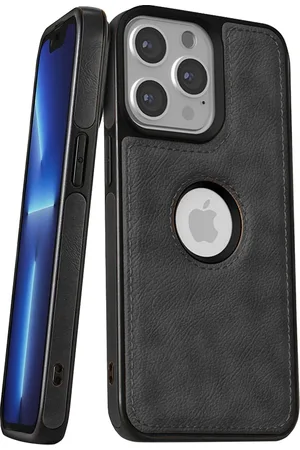 Karwan Unisex Vegan Leather iPhone 13 Pro Max Mobile Back Case