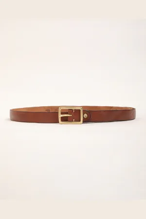 The Bear House Men Textured Leather Casual Belt