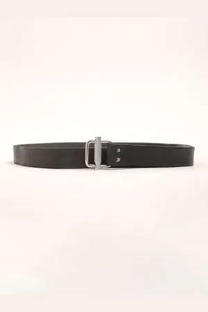 The Bear House Men Textured Leather Casual Belt